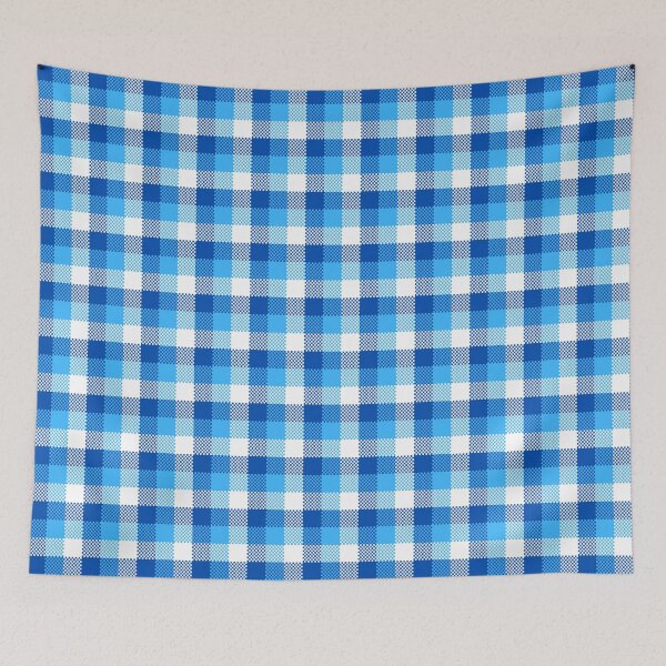 Item preview, Blue Plaid Checker Pattern designed and sold by ml-77pro.