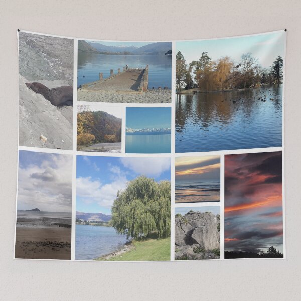 Item preview, New Zealand Beaches and Lakes Scenery Photos designed and sold by giftsbyminuet.