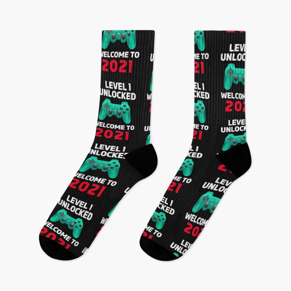 Item preview, LEVEL 1 UNLOCKED WELCOME TO 2021, Funny Design  With Mod Control Video Games, Funny Gift For 1st Holiday of year and Anniversary designed and sold by be-great.