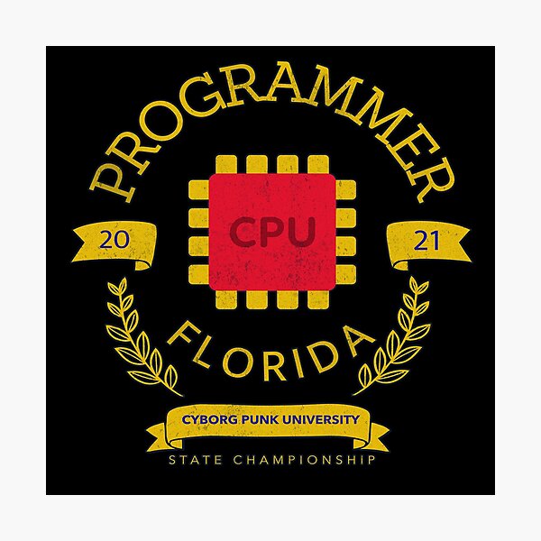Item preview, State Champion Florida- Programmer designed and sold by Coder-T.