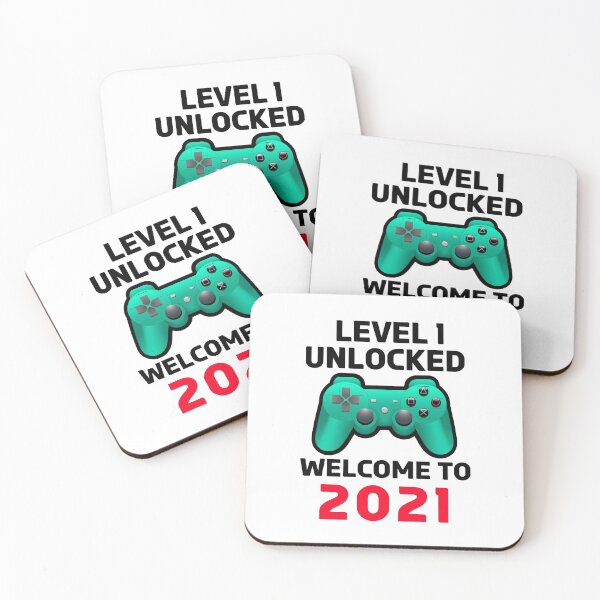 Item preview,  LEVEL 1 UNLOCKED WELCOME TO 2021, Funny Design  With Mod Control Video Games, Funny Gift For 1st Holiday of year and Anniversary designed and sold by be-great.