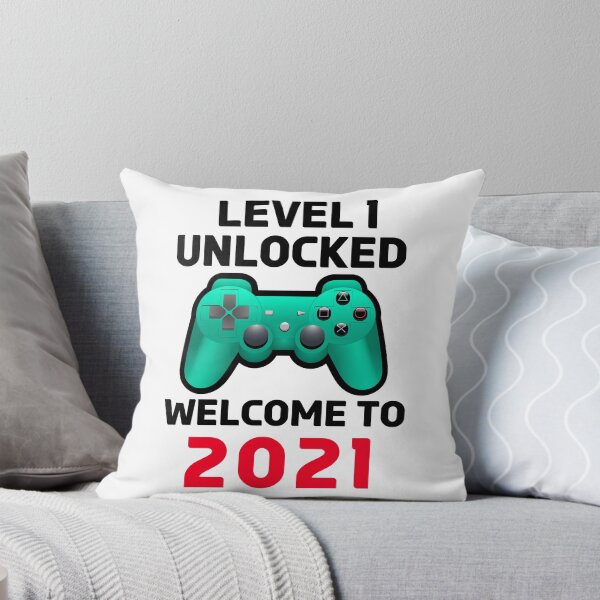 Item preview,  LEVEL 1 UNLOCKED WELCOME TO 2021, Funny Design  With Mod Control Video Games, Funny Gift For 1st Holiday of year and Anniversary designed and sold by be-great.