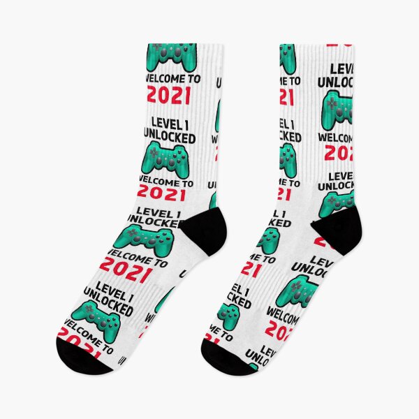 Item preview,  LEVEL 1 UNLOCKED WELCOME TO 2021, Funny Design  With Mod Control Video Games, Funny Gift For 1st Holiday of year and Anniversary designed and sold by be-great.