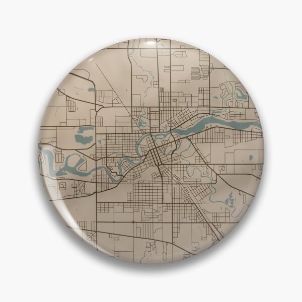 Item preview, Elkhart Sepia Map designed and sold by CPTVDesign.
