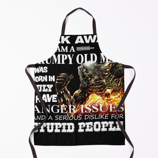 Item preview, Demon Warrior Walk away I Am Grumpy Old Man Born in July designed and sold by Olivia-Evans.