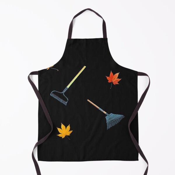 Item preview, Rake and Autumn Leaves Pattern designed and sold by Dude Stuff.