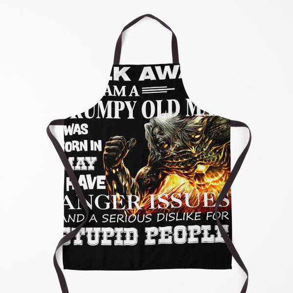 Item preview, Demon Warrior Walk away I Am Grumpy Old Man Born in May designed and sold by Olivia-Evans.