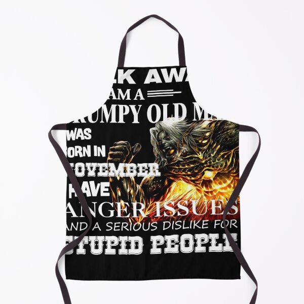 Item preview, Demon Warrior Walk away I Am Grumpy Old Man Born in November designed and sold by Olivia-Evans.