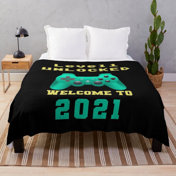 Item preview, LEVEL 1 UNLOCKED WELCOME TO 2021, Funny Design  With Mod Control Video Games, Funny Gift For 1st Holiday of year and Anniversary designed and sold by be-great.