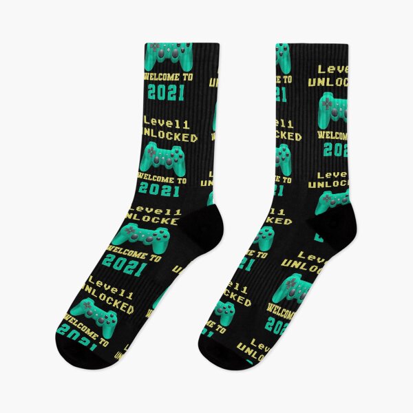 Item preview, LEVEL 1 UNLOCKED WELCOME TO 2021, Funny Design  With Mod Control Video Games, Funny Gift For 1st Holiday of year and Anniversary designed and sold by be-great.