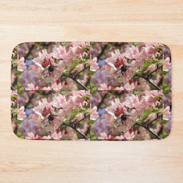 Item preview, Bumble Bee on Crabapple Blossom designed and sold by anitahiltz.