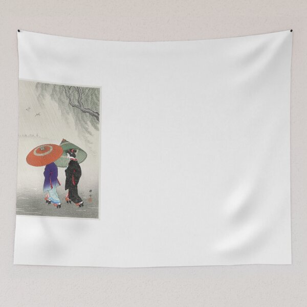 Item preview, Two Women Walking in the Rain designed and sold by SFTStudio.