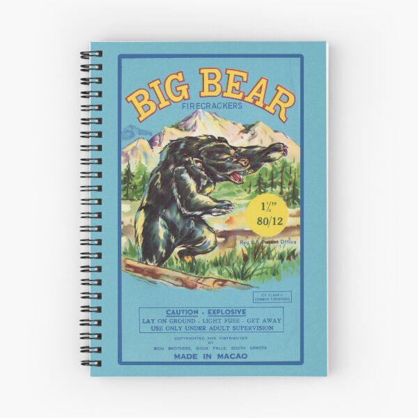 Item preview, BIG BEAR brand Firecrackers designed and sold by Tree45.