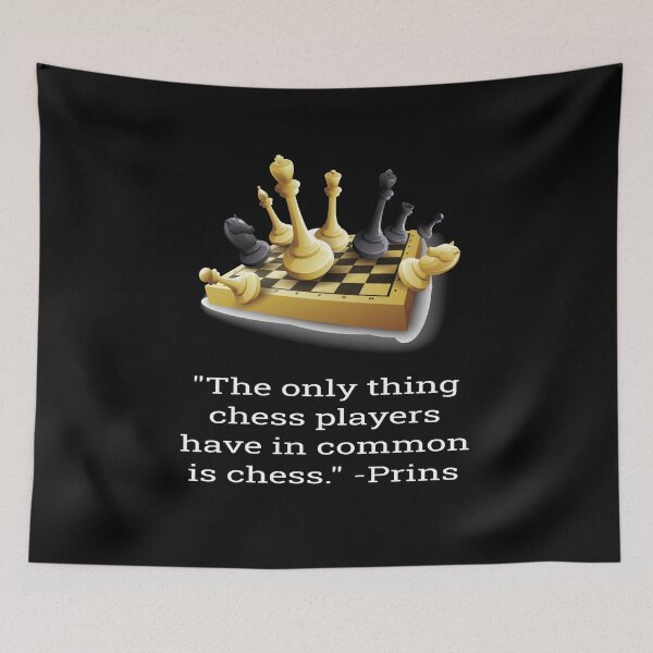 Item preview, Copy of "Chess is everything: art, science, and sport" quote designed and sold by Juliano-Designs.