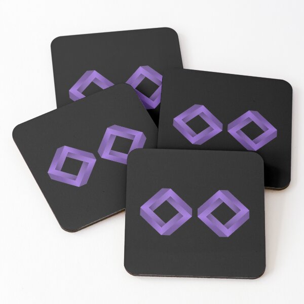 Item preview, Twin Penrose Squares ( Violet ) designed and sold by pgons.
