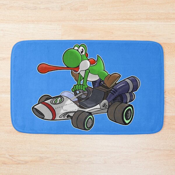 Item preview, Cute Long-Tongued Dinosaur Creature Driving Race Car designed and sold by nortoons.