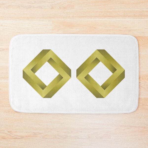 Item preview, Twin Penrose Squares ( Gold ) designed and sold by pgons.