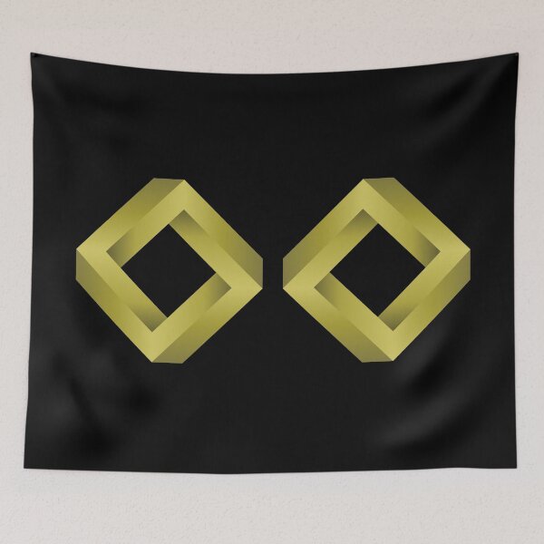 Item preview, Twin Penrose Squares ( Gold ) designed and sold by pgons.