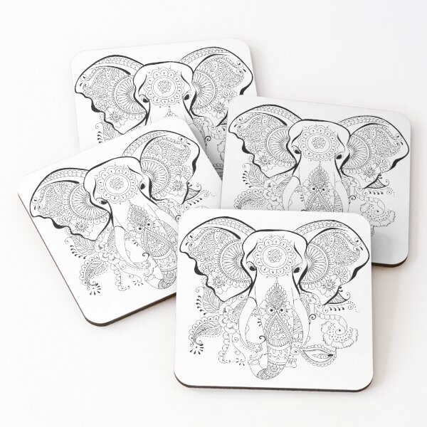 Item preview, Mandala Elephant designed and sold by jixelpatterns.