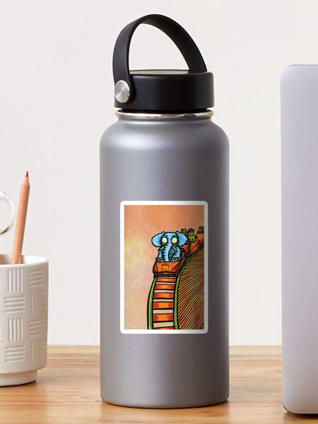 Thumbnail 1 of 3, Sticker, Elephart designed and sold by strangethingsA.