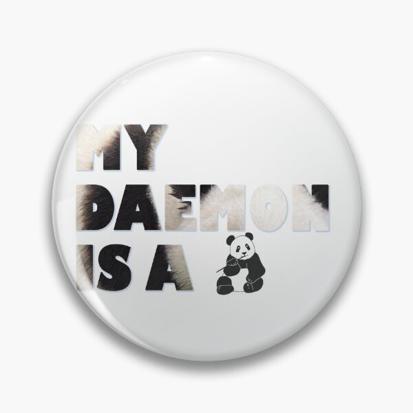 Item preview, MY DAEMON IS A PANDA designed and sold by thebowtrucklesh.