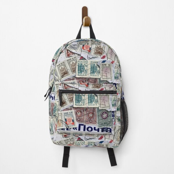 Item preview, Vintage Russian Stamps Collage designed and sold by EdenLiving.