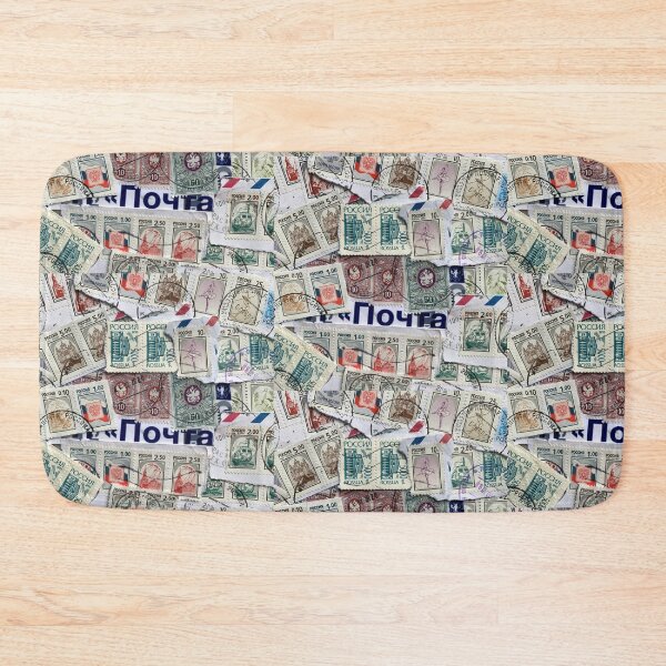 Item preview, Vintage Russian Stamps Collage  designed and sold by EdenLiving.
