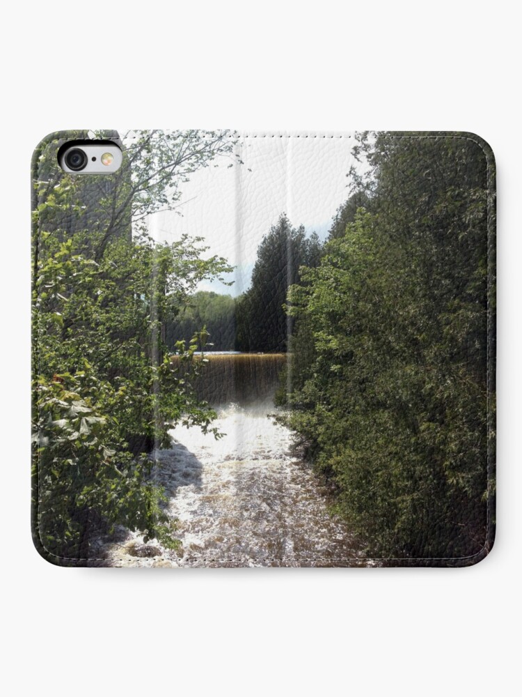 Alternate view of Nature, Water, Forest, Bathroom decor, Forest sticker, Forest magnet, iPhone Wallet