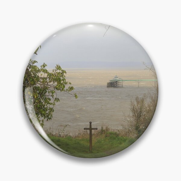Item preview, The Church Hill View of the Clevedon Pier designed and sold by anitahiltz.