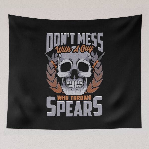 Item preview, Don't Mess With A Guy Who Throws Spears Javelin designed and sold by perfectpresents.