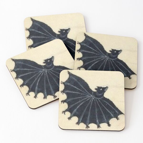 Item preview, Cute Funny Medieval Bat designed and sold by The Mysterious Domain Alyne Whiteswan Fine Art Prints and Merch.