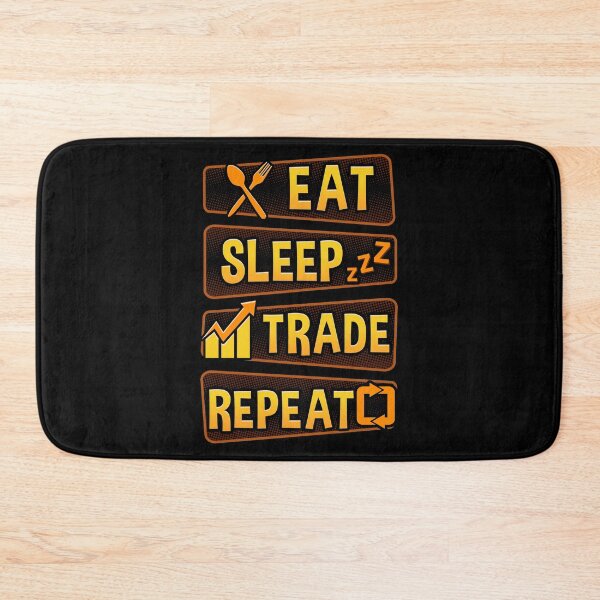 Item preview, Funny Eat Sleep Trade Repeat Investors designed and sold by perfectpresents.