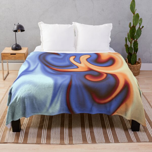 Item preview, Apricot, Dark Red, Blue, Cloud Swirl designed and sold by AraljanFusion.