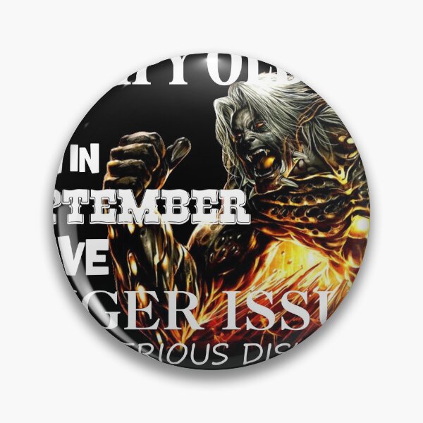 Item preview, Demon Warrior Walk away I Am Grumpy Old Man Born in September designed and sold by Olivia-Evans.