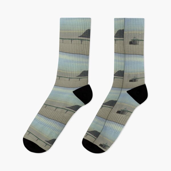Item preview, The Clevedon Pier and the Severn Suspension Bridge  designed and sold by anitahiltz.
