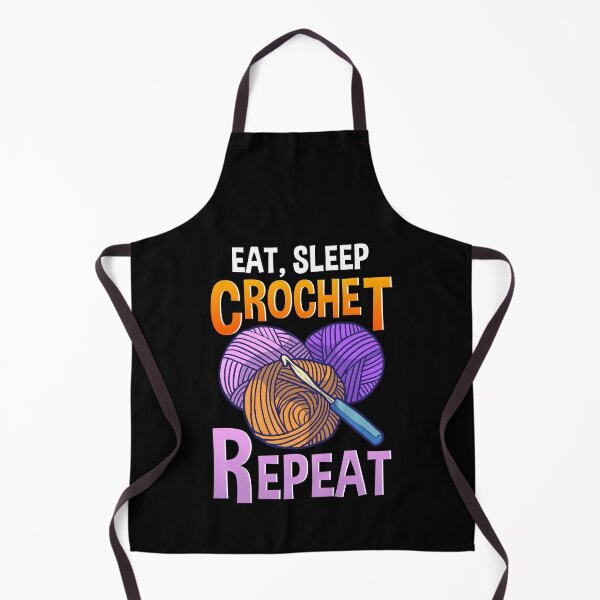 Item preview, Eat Sleep Crochet Repeat Cute Crocheting designed and sold by perfectpresents.