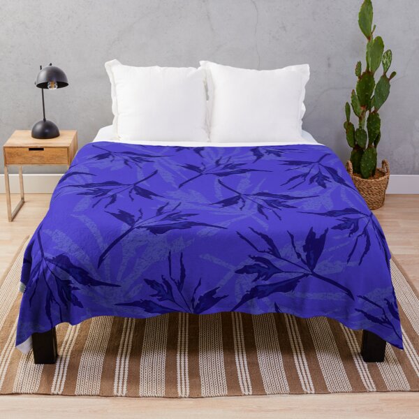 Item preview,  Japanese Maple Leaf Pattern Blue on Blue designed and sold by Mary McMurrer.