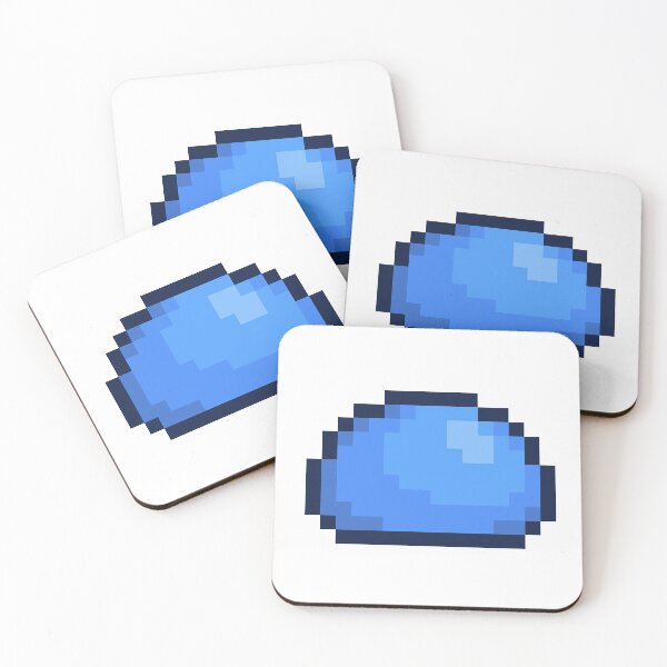 Item preview, Terraria Blue Slime designed and sold by BonBonPup.