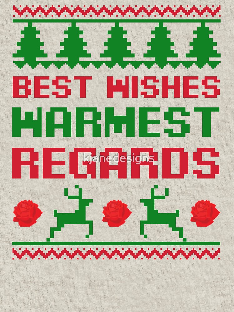 Best wishes warmest regards christmas sweater sale