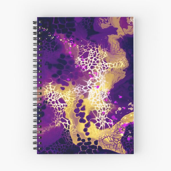 Item preview, Christmas Star, digital fluid pour with cells designed and sold by MayGreenAbgrall.