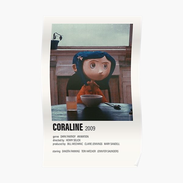 Coraline Alternative Movie Poster Poster