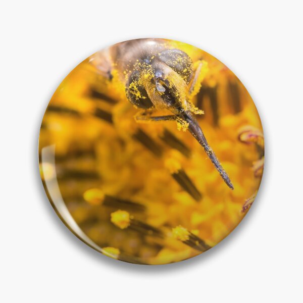 Item preview, Bee covered in pollen designed and sold by rzierik.