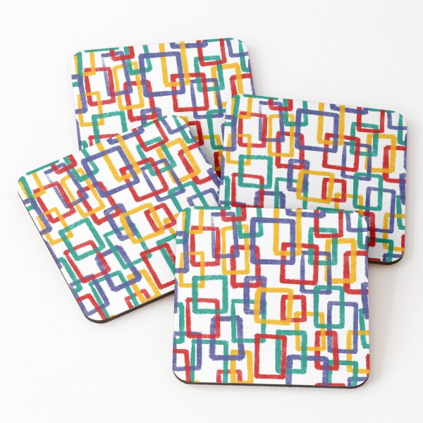 Item preview, Colorful Rectangles designed and sold by NakakiArt.
