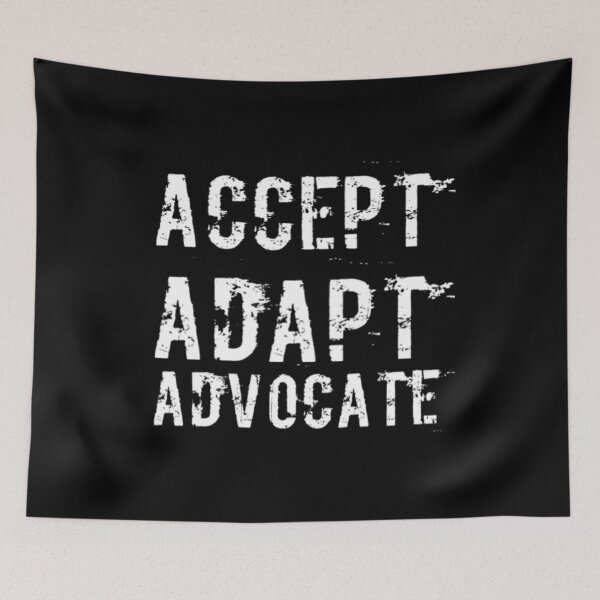 Item preview, Accept Adapt Advocate designed and sold by Artistive.
