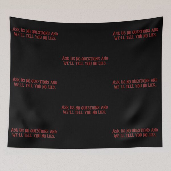 Item preview, Fred and George Weasly Classic Quote Ask Us No Questions designed and sold by FitFabFunny.