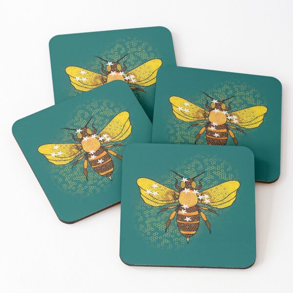 Item preview, Bee with Honeycomb designed and sold by HeyMim.