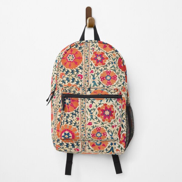 Item preview, Kermina Suzani Uzbekistan Embroidery Print designed and sold by Vicky Brago-Mitchell®.