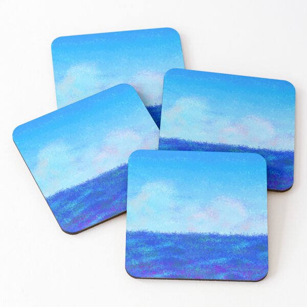 Item preview, cloudy oceanscape  designed and sold by BisonDraw.