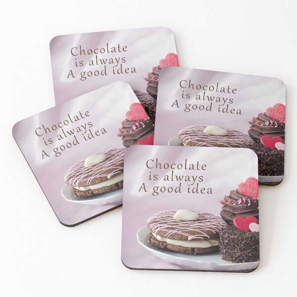 Item preview, Chocolate is always a good idea designed and sold by Susan Sheldon.