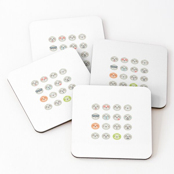 Item preview, Sloth,  sloth emoji, sloth emotions, funny faces, sloth faces designed and sold by Terevela.
